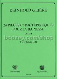 24 pieces characteristiques pour la jeunesse - piano