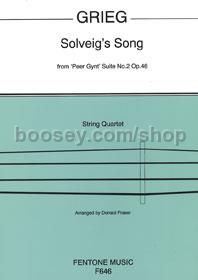 Solveigs Song Arr. String Quartet