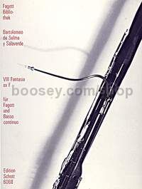 8 Fantasias ex F - bassoon & basso continuo