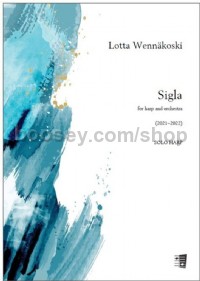 Sigla for harp and orchestra (Solo Harp Part)