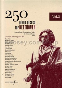 250 Piano Pieces For Beethoven - Vol. 3