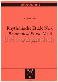 Rhythmische Etüde Nr. 6 (Piano)