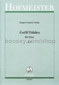 Zwölf Etüden für Horn op. 43