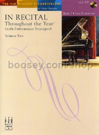 In Recital Throughout The Year vol.2 Book 3 (Book & CD)