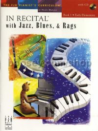 In Recital With Jazz Blues & Rags Book 1 + Cd