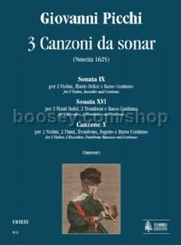 3 Canzoni da sonar (score & parts)