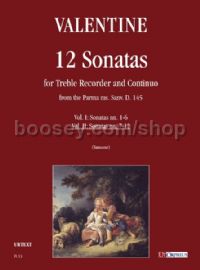 12 Sonatas for Treble Recorder & Continuo - Vol. 2: Sonatas Nos. 7-12 (score & parts)