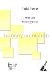Pedal Power (Saxophone Quartet Score & Parts)