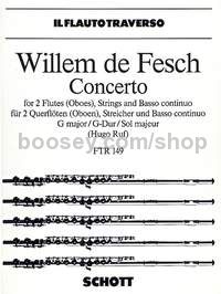 Concerto in G major op. 10/8 - 2 flutes (oboes) & piano reduction