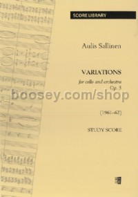 Variations op. 5 (Study Score)