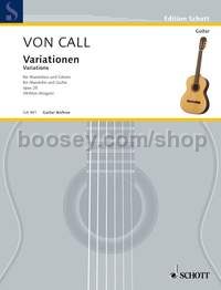 Variations op. 25 - mandolin & guitar