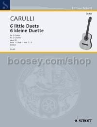 6 little Duets op. 34 Vol. 1 - 2 guitars