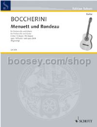 Menuett & Rondeau cello/guitar Ga504