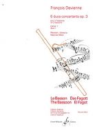 Duos Concertants (6) vol.1 for 2 bassoons