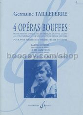 4 Operas Bouffes Volume 1 La Fille D'Opera - Le Bel Ambitieux