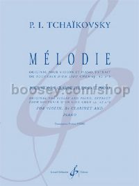 Melodie, Extrait De Souvenir D'Un Lieu Cher Opus 42 N°3