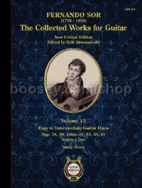 Collected Works for Guitar Vol. 13 (Study Score) (New Critical Edition)