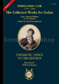 Thematic Index to the Sor Edition