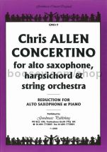 Concertino for Alto Saxophone for saxophone & piano