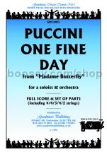 One Fine Day for soloist & orchestra (score & parts)