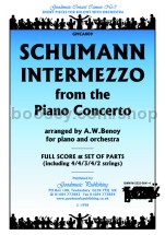 Intermezzo (from the Piano Concerto) for orchestra (score & parts)