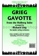 Gavotte from Holberg Suite for string orchestra (score & parts)