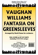 Fantasia on Greensleeves (arr. Stone) for orchestra (full score)