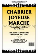 Joyeuse Marche for orchestra (score & parts)