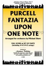 Fantazia Upon One Note for orchestra (score & parts)