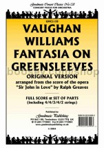 Fantasia on Greensleeves for orchestra (full score)