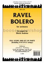 Bolero for orchestra (score & parts)