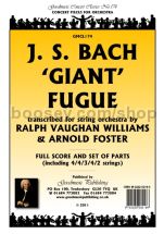 Giant Fugue for string orchestra (score & parts)