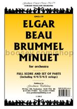 Beau Brummel Minuet for orchestra (score & parts)