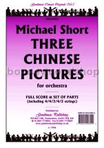Three Chinese Pictures for orchestra (score & parts)