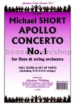 Apollo Concerto No. 1 for flute & string orchestra (score & parts)