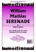 Serenade for Small Orchestra for orchestra (score & parts)