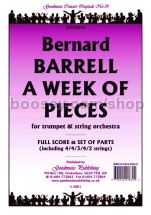 Week of Pieces for string orchestra with trumpet solo (score & parts)
