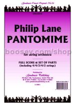 Pantomime for string orchestra (score & parts)