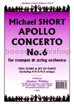 Apollo Concerto No. 6 for trumpet & string orchestra (score & parts)