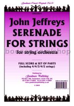 Serenade for Strings for string orchestra (score & parts)