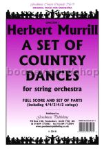 Set of Country Dances for string orchestra (score & parts)
