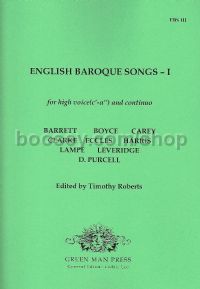 English Baroque Songs - I (High Voice)