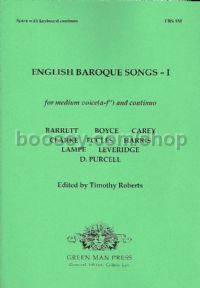 English Baroque Songs I (Medium Voice)