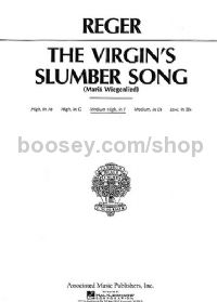 Virgin's Slumber Song Op. 76 No. 52 in F for medium-high voice & piano