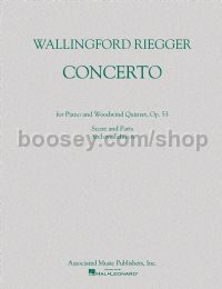 Concerto for Piano And Woodwind Quintet - Score & Parts