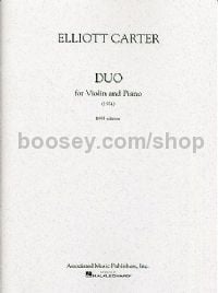 Duo for Violin and Piano