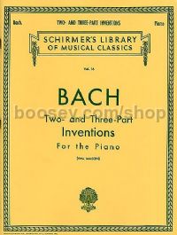 Two And Three-Part Inventions for Piano