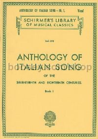 Anthology Italian Song Book 1 Lb290