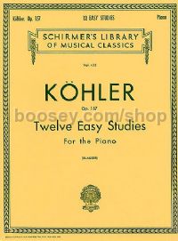 Twelve Easy Studies For Piano Op. 157 (Schirmer's Library of Musical Classics)