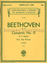 Piano Concerto No.3 in C minor Op 37 (2-piano score) (Schirmer's Library of Musical Classics)